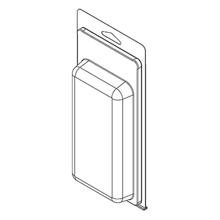 Visipak Thermoform-CLAMSHELL-#294-9.062-4.375-6.188-3.031-0.900-0.015-CLEAR,  294TF